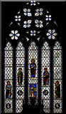 TQ5243 : East window, St John the Baptist church, Penshurst by Julian P Guffogg