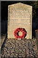 Cheriton Bishop War memorial