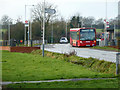 195 bus at Romney Road bus stop