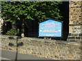 Sign for St Thomas Church, Wincobank