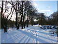 Winter scene at Hillhouseridge