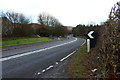 The A77 to Stranraer at Smyrton