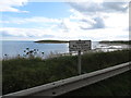 Threatened cliff-top roadway at Ballyhornan