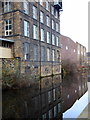 Industrial Buildings fronting the Huddersfield Broad Canal near to Quay Street,