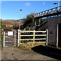 Gate to an A4059 footbridge, Aberdare