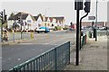 Looking over crossroads in Tolworth