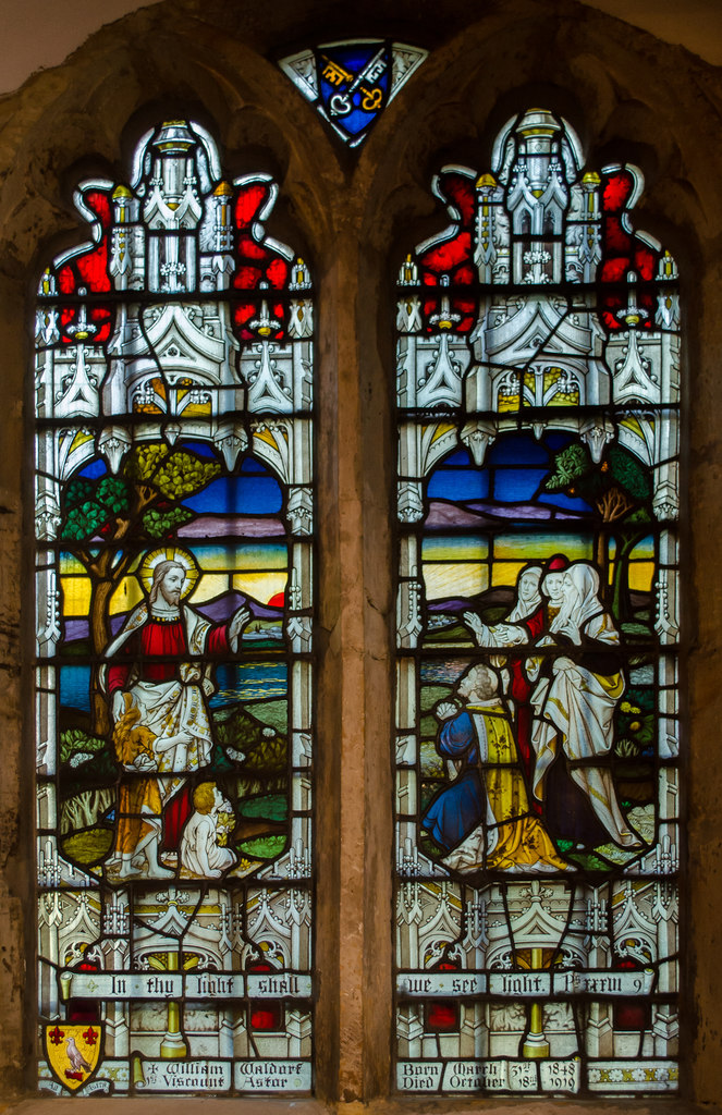 Stained glass window, St Peter's church,... © Julian P Guffogg