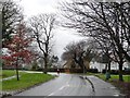 Cyclist heading west on Capenhurst Lane