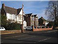 Different styles of house, Warwick New Road, Leamington