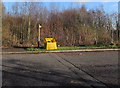 Yellow grit & salt box, Lower Mill Field, Pontypool