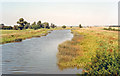 TL3974 : Downstream on River Great Ouse at Earith Bridge, 1991 by Ben Brooksbank