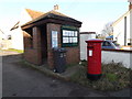 TM1244 : Post Office 9,Lower Street Postbox by Geographer