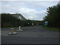 Entrance to waste depot