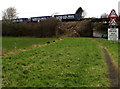 Less CO2 Rail train near Westbury-on-Severn