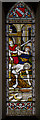 SK9324 : Stained glass window, St John the Baptist church, Colsterworth by J.Hannan-Briggs