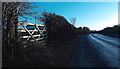 Field entrance off Flamborough Road (B1255)