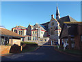 View across Mere Lane to the United Reformed Church from Alberta Court, Teignmouth