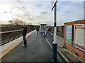 Awaiting the Monday morning train to Manchester