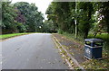 Litter bin at the Tugby layby