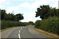 The road to Steeple Claydon