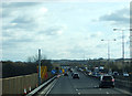 Roadworks on the M1 near Luton