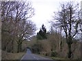 A3124 approaching Deershill Wood