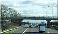 Bridge over the M1 near Salcey Green