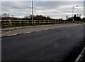 Long bus stop on the east side of Stafford Road, Pontypool