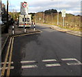 Give way to oncoming vehicles, Stafford Road, Griffithstown, Pontypool