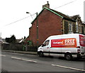 Iceland home delivery van, Kemys Street, Griffithstown, Pontypool