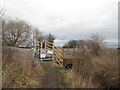 Footpath crossing the railway at Askern