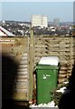 Sheffield view with wheelie bin