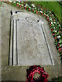 Detail of the war memorial for the men of Cromwell Road, Whittington Park