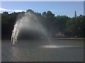 TQ3378 : Burgess Park: water jets by Stephen Craven