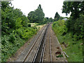 Railway south of North Dulwich station