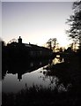 Evening at the old Newark Mill site