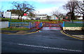 Colourful entrance to the Coleg y Cymoedd Aberdare Campus