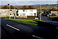 Grass triangle in Penywaun