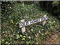 Old Homes Road sign