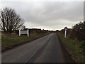 TM4660 : Entering Thorpeness on the B1353 Thorpe Road by Geographer