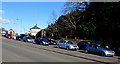 Queuing on Malpas Road, Newport