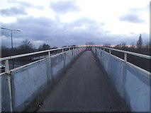 TQ2289 : Footbridge over the M1, Colindale by David Howard