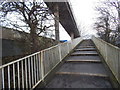 Steps heading over the M1, Colindale