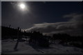 NC8202 : Moonlight and Snow in Dunrobin Glen, Scotland by Andrew Tryon