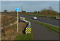 Path along the A47 Clickers Way