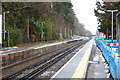 Looking up the line at Horsley Station