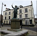 Caradog statue in Victoria Square, Aberdare