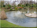 The water garden at Golders Green Crematorium