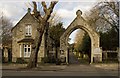 Kensington Cemetery arched entrance and lodge