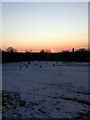 Snowy Sportsfield